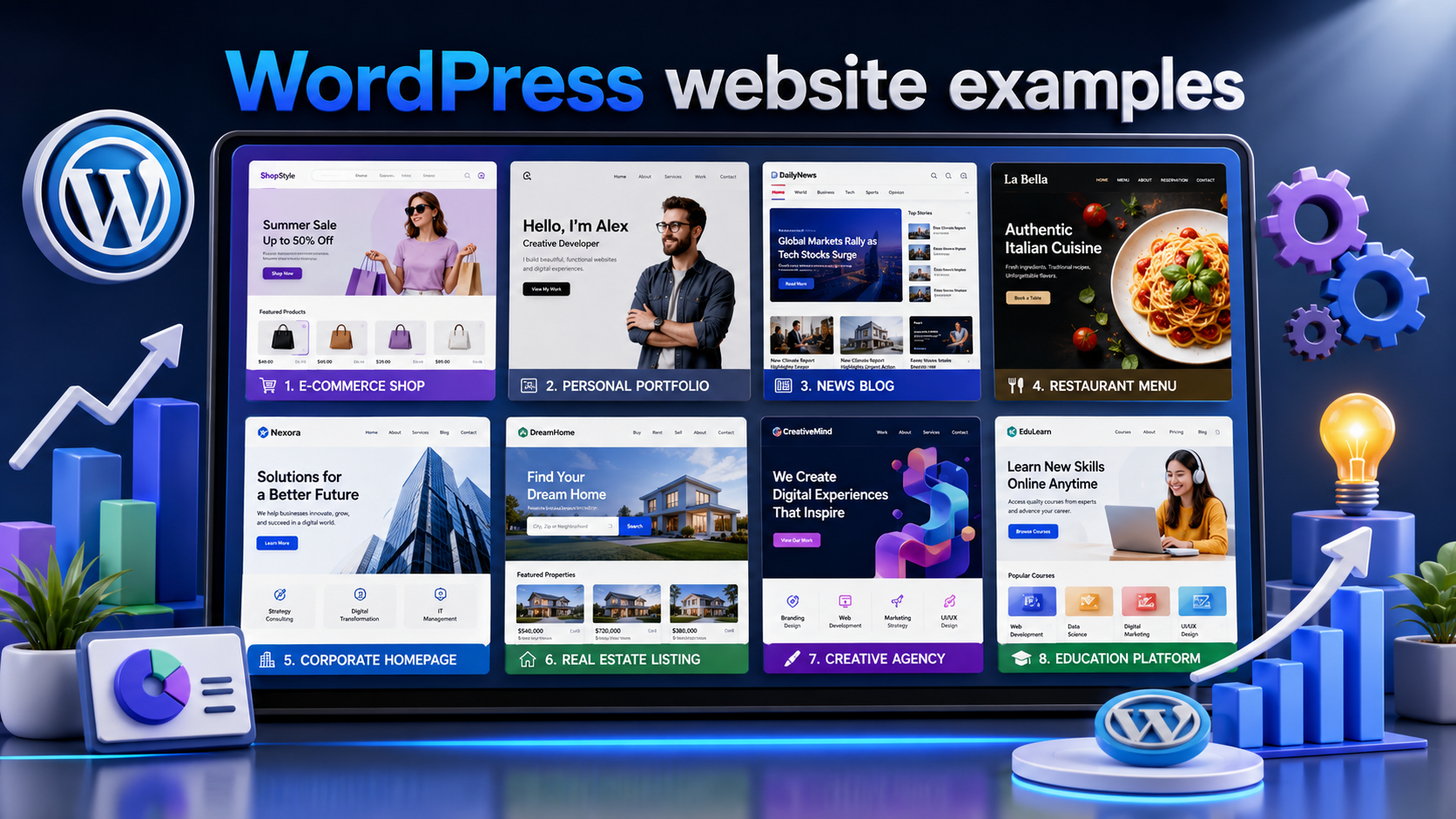 wordpress website examples