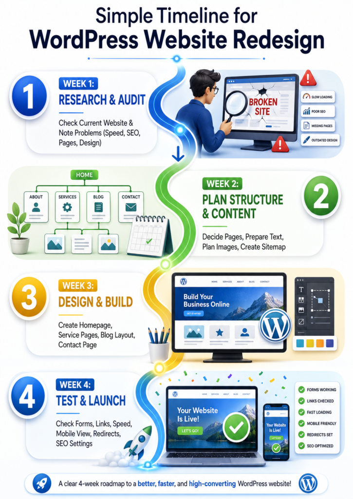 how to plan a successful WordPress website redesign
