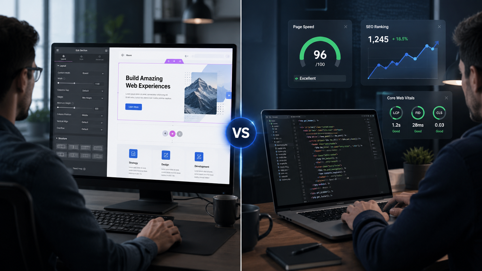 Elementor vs. WordPress Theme Comparison: Performance and SEO